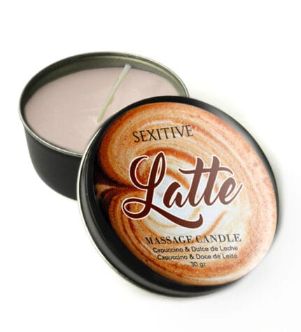 Vela para masajes Latte