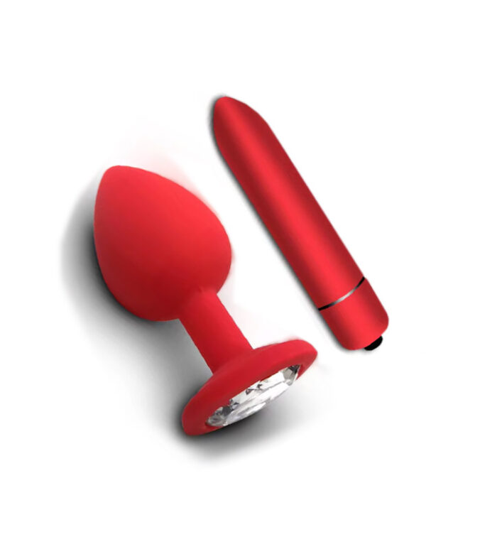 Kit Plug Anal y Bala Vibradora Mediano