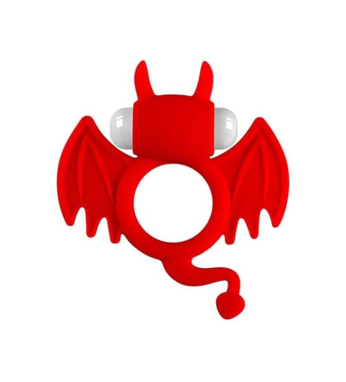 Anillo Vibrador Devil Bat Rojo