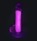 Dildo Glow Rosa 2